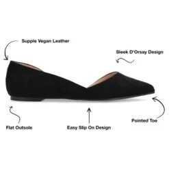 Journee Collection Womens Ester Slip On Pointed Toe D'Orsay Flats 21 Journee Collection Womens Ester Slip On Pointed Toe D'Orsay Flats -Journee Collection GUEST 18aa8082 68f9 43b1 bb09 b43ccbbed768