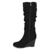 Journee Collection Womens Haze Wedge Knee High Boots 2 Journee Collection Womens Haze Wedge Knee High Boots -Journee Collection GUEST 19599b28 bb25 45d6 945f 68cd48c02718 1