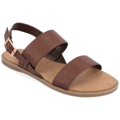 Journee Collection Womens Lavine Multi Strap Flat Sandals 13 Journee Collection Womens Lavine Multi Strap Flat Sandals - Image 11