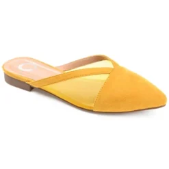 Journee Collection Womens Reeo Slip On Pointed Toe Mules Flats -Journee Collection GUEST 1abdf5a8 581c 4651 a1ea 0770fe4742e5