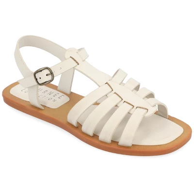 Journee Collection Womens Benicia Tru Comfort Foam Buckle Flat Sandals 12 Journee Collection Womens Benicia Tru Comfort Foam Buckle Flat Sandals - Image 10