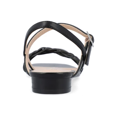 Journee Collection Womens Verity Ankle Strap Low Block Heel Sandals 4 Journee Collection Womens Verity Ankle Strap Low Block Heel Sandals - Image 2