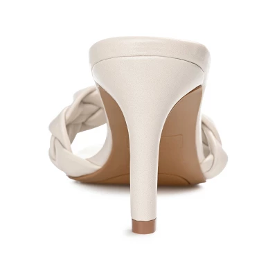 Journee Collection Womens Hattie Tru Comfort Foam Open Toe Mid Stiletto Pumps Off White 11 4 Journee Collection Womens Hattie Tru Comfort Foam Open Toe Mid Stiletto Pumps Off White 11 - Image 2