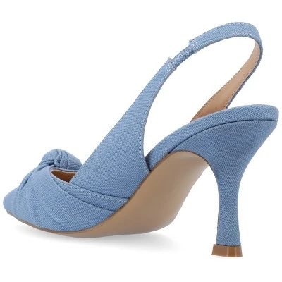 Journee Collection Womens Bahar Sling Back Pointed Toe Pumps 8 Journee Collection Womens Bahar Sling Back Pointed Toe Pumps - Image 6