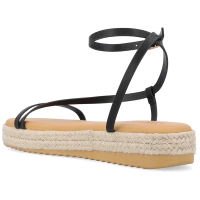 Journee Collection Womens Odelia Tru Comfort Foam Buckle Espadrille Sandals 8 Journee Collection Womens Odelia Tru Comfort Foam Buckle Espadrille Sandals - Image 6