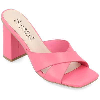 Journee Collection Womens Chazz Tru Comfort Foam Vegan Leather Block Heel Sandals 12 Journee Collection Womens Chazz Tru Comfort Foam Vegan Leather Block Heel Sandals - Image 10