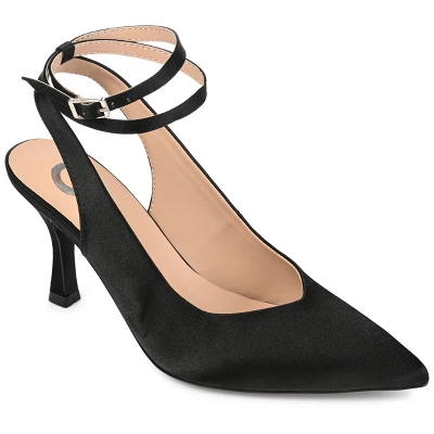 Journee Collection Womens Marcella Buckle Mid Stiletto Pointed Toe Pumps 11 Journee Collection Womens Marcella Buckle Mid Stiletto Pointed Toe Pumps - Image 9