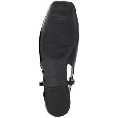 Journee Collection Womens Ceecy Tru Comfort Foam Sling Back Buckle Square Toe Flats 6 Journee Collection Womens Ceecy Tru Comfort Foam Sling Back Buckle Square Toe Flats - Image 4