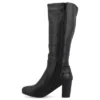 Journee Collection Womens Carver Stacked Heel Knee High Boots