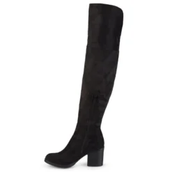 Journee Collection Womens Sana Stacked Heel Over The Knee Boots