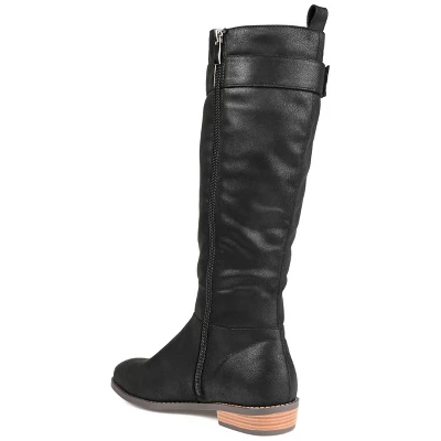 Journee Collection Womens Lelanni Tru Comfort Foam Wide Calf Stacked Heel Knee High Boots 8 Journee Collection Womens Lelanni Tru Comfort Foam Wide Calf Stacked Heel Knee High Boots - Image 6