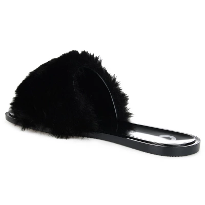 Journee Collection Women's Faux Fur Dusk Slide 8 Journee Collection Women's Faux Fur Dusk Slide - Image 6