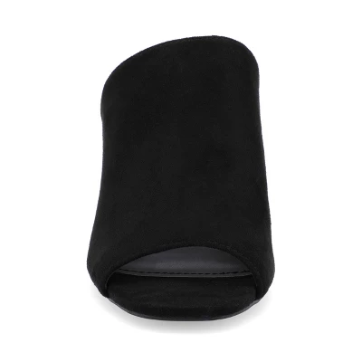 Journee Collection Womens Adelaide Peep Toe Slip On Block Heel Sandals 7 Journee Collection Womens Adelaide Peep Toe Slip On Block Heel Sandals - Image 5