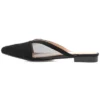 Journee Collection Womens Reeo Slip On Pointed Toe Mules Flats