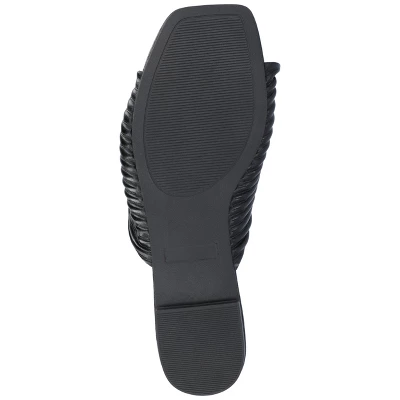 Journee Collection Womens Emalynn Tru Comfort Foam Slip On Slide Flat Sandals 6 Journee Collection Womens Emalynn Tru Comfort Foam Slip On Slide Flat Sandals - Image 4