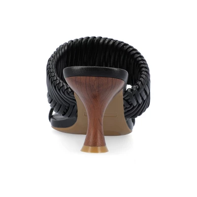 Journee Collection Womens Monyka Tru Comfort Foam Woven Slip On Pump 4 Journee Collection Womens Monyka Tru Comfort Foam Woven Slip On Pump - Image 2