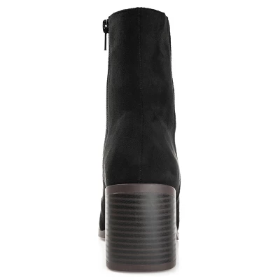 Journee Collection Womens Sloann Tru Comfort Foam Inside Zip Stacked Heel Booties 4 Journee Collection Womens Sloann Tru Comfort Foam Inside Zip Stacked Heel Booties - Image 2