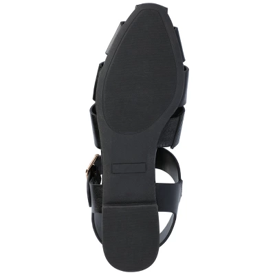 Journee Collection Womens Cailinna Tru Comfort Foam Caged Buckle Square Toe Flats 6 Journee Collection Womens Cailinna Tru Comfort Foam Caged Buckle Square Toe Flats - Image 4