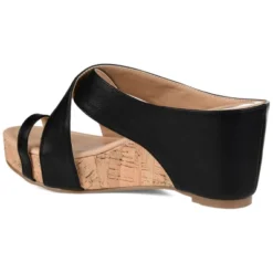 Journee Collection Womens Rayna Tru Comfort Foam Wedge Heel Slip On Sandals -Journee Collection GUEST 25a8cb00 c167 45d3 a146 8d23fac22e6e