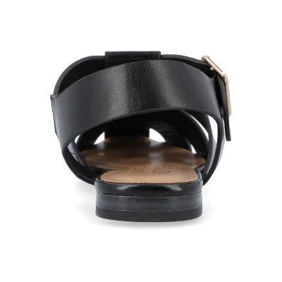 Journee Collection Womens Cailinna Tru Comfort Foam Caged Buckle Square Toe Flats 4 Journee Collection Womens Cailinna Tru Comfort Foam Caged Buckle Square Toe Flats - Image 2