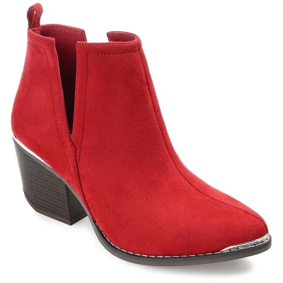 Journee Collection Womens Issla Pull On Stacked Heel Booties 14 Journee Collection Womens Issla Pull On Stacked Heel Booties - Image 12