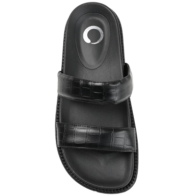 Journee Collection Womens Stellina Slide Flat Sandals 5 Journee Collection Womens Stellina Slide Flat Sandals - Image 3