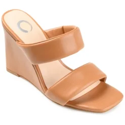 Journee Collection Womens Kailee Tru Comfort Foam Slip On Open Square Toe Wedge Sandals -Journee Collection GUEST 2794b779 f250 494a bc53 5cd25f1e35a5