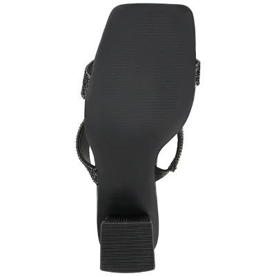 Journee Collection Womens Shandee Tru Comfort Foam Rhinestone Detail Block Heel Sandals 6 Journee Collection Womens Shandee Tru Comfort Foam Rhinestone Detail Block Heel Sandals - Image 4