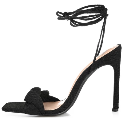 Journee Collection Womens Edelie Tru Comfort Foam Open Toe High Stiletto Pumps Black 10 3 Journee Collection Womens Edelie Tru Comfort Foam Open Toe High Stiletto Pumps Black 10