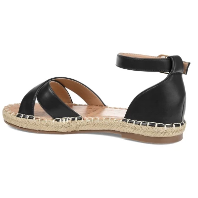 Journee Collection Womens Lyddia Espadrille Flat Sandals 8 Journee Collection Womens Lyddia Espadrille Flat Sandals - Image 6