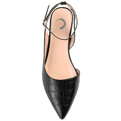 Journee Collection Womens Keefa Pointed Toe Low Block Heel Pumps 5 Journee Collection Womens Keefa Pointed Toe Low Block Heel Pumps - Image 3