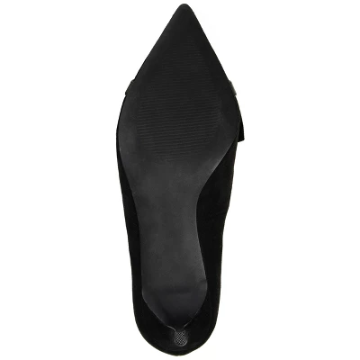 Journee Collection Womens Marek Pointed Toe Mid Heel Pumps 6 Journee Collection Womens Marek Pointed Toe Mid Heel Pumps - Image 4