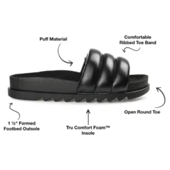 Journee Collection Womens Lazro Tru Comfort Foam Slide Flat Sandals 21 Journee Collection Womens Lazro Tru Comfort Foam Slide Flat Sandals -Journee Collection GUEST 2b9c5553 5bb1 4901 8f90 74a5b5435fcb