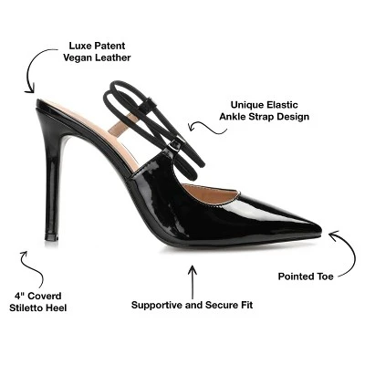 Journee Collection Womens Gracelle Pull On High Stiletto Pointed Toe Pumps 9 Journee Collection Womens Gracelle Pull On High Stiletto Pointed Toe Pumps - Image 7