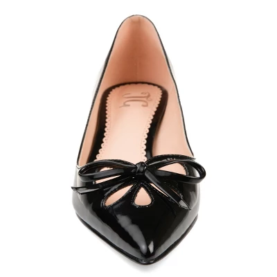 Journee Collection Womens Lutana Pointed Toe Kitten Heel Pumps 7 Journee Collection Womens Lutana Pointed Toe Kitten Heel Pumps - Image 5