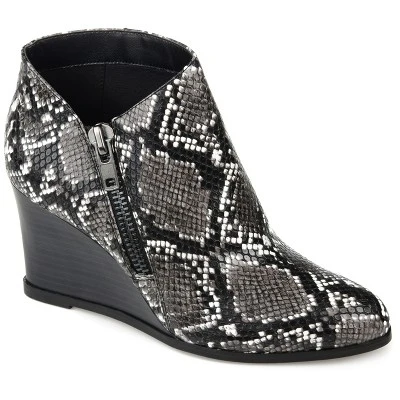 Journee Collection Womens Glam Tru Comfort Foam Inside Zip Wedge Booties 15 Journee Collection Womens Glam Tru Comfort Foam Inside Zip Wedge Booties - Image 13