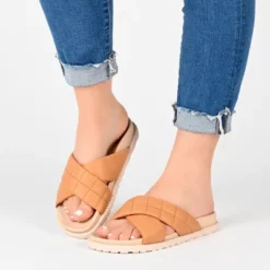 Journee Collection Womens Aveena Slide Flat Sandals 21 Journee Collection Womens Aveena Slide Flat Sandals -Journee Collection GUEST 2d5da974 acb8 43ae 8dde 26e55c8e611e