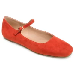 Journee Collection Womens Carrie Buckle Square Toe Mary Jane Flats -Journee Collection GUEST 2dbd14b4 cd9c 4ea7 b279 b1913b32608f