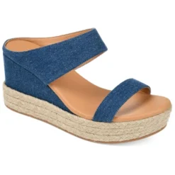 Journee Collection Womens Alissa Tru Comfort Foam Wedge Heel Espadrille Sandals -Journee Collection GUEST 2e27a701 7542 4e79 9217 14b6ca30fcca