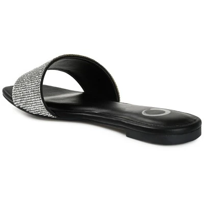 Journee Collection Womens Grayce Tru Comfort Foam Slide Low Block Heel Sandals 8 Journee Collection Womens Grayce Tru Comfort Foam Slide Low Block Heel Sandals - Image 6