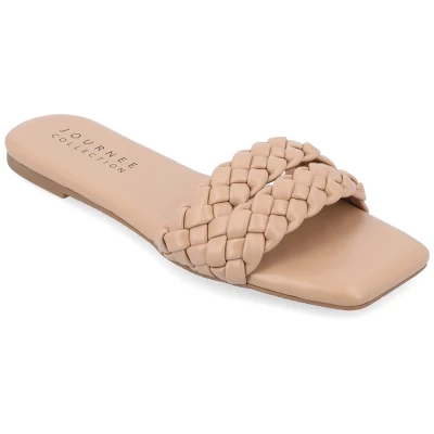 Journee Collection Womens Sawyerr Tru Comfort Foam Dual Braided Band Slide Sandals 11 Journee Collection Womens Sawyerr Tru Comfort Foam Dual Braided Band Slide Sandals - Image 9