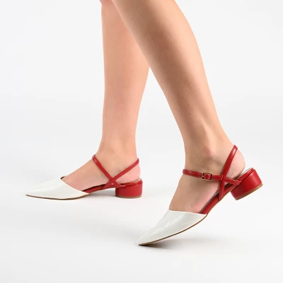 Journee Collection Womens Brynn Croco Vegan Leather Pointed Toe Flats 10 Journee Collection Womens Brynn Croco Vegan Leather Pointed Toe Flats - Image 8