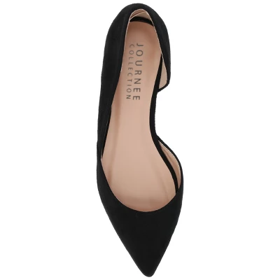 Journee Collection Womens Ester Slip On Pointed Toe D'Orsay Flats 5 Journee Collection Womens Ester Slip On Pointed Toe D'Orsay Flats - Image 3