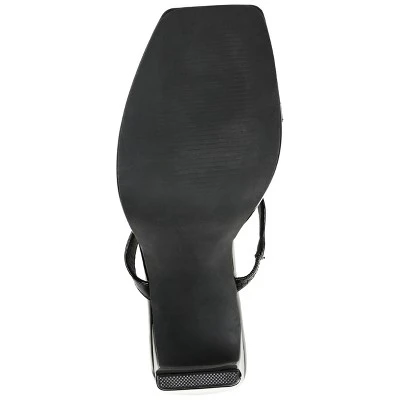 Journee Collection Womens Naivee Tru Comfort Foam Open Square Toe Platform Heel Sandals Black 10 6 Journee Collection Womens Naivee Tru Comfort Foam Open Square Toe Platform Heel Sandals Black 10 - Image 4