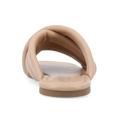 Journee Collection Womens Divyah Tru Comfort Foam Puff Strap Slide Sandals 4 Journee Collection Womens Divyah Tru Comfort Foam Puff Strap Slide Sandals - Image 2