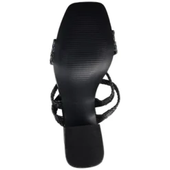 Journee Collection Womens Natia Wide Width Open Square Toe Block Heel Sandals -Journee Collection GUEST 3084ab87 53ae 4918 8f02 b60921ec6684