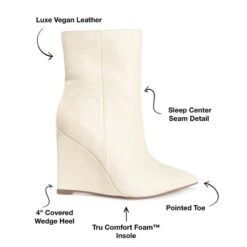 Journee Collection Womens Glorria Tru Comfort Foam Inside Zip Wedge Booties 21 Journee Collection Womens Glorria Tru Comfort Foam Inside Zip Wedge Booties -Journee Collection GUEST 31b3d1f5 2981 413f ba40 109f821be962