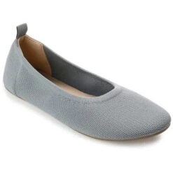 Journee Collection Womens Jersie Knit Foldable Round Toe Slip On Flats -Journee Collection GUEST 31ce004c 1678 4887 9a9a 856cbc1dcf8e