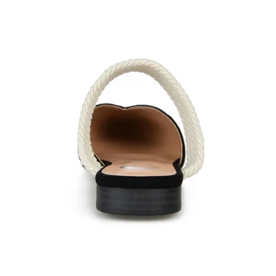 Journee Collection Womens Roxeene Slip On Pointed Toe Mules Flats 4 Journee Collection Womens Roxeene Slip On Pointed Toe Mules Flats - Image 2