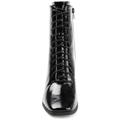 Journee Collection Womens Covva Tru Comfort Foam Inside Zip Stacked Heel Booties 7 Journee Collection Womens Covva Tru Comfort Foam Inside Zip Stacked Heel Booties - Image 5